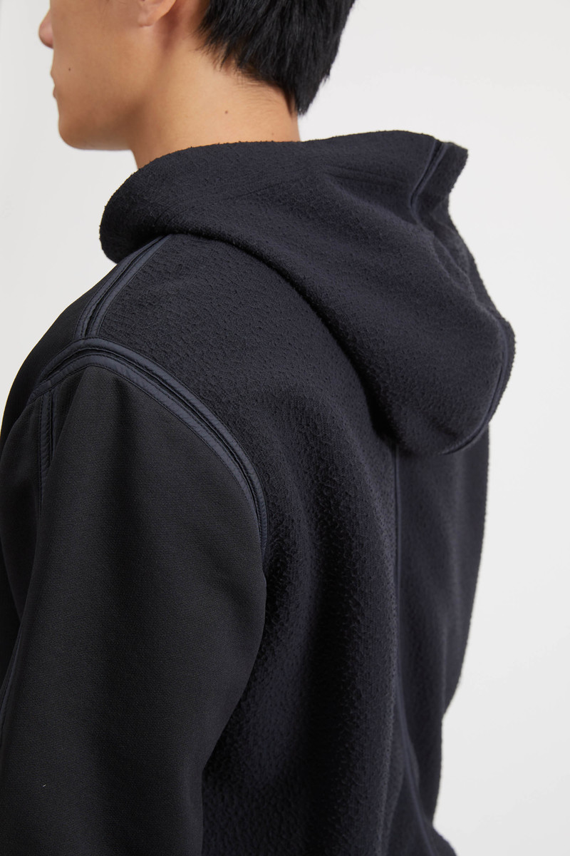 Stone Island Shadow Project Felpa Nylon Hooded Sweatshirt - Black