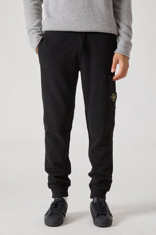 60320 Cotton Fleece Garment Dyed Sweatpants - Black 60320 Cotton Fleece Garment Dyed Sweatpants - Black