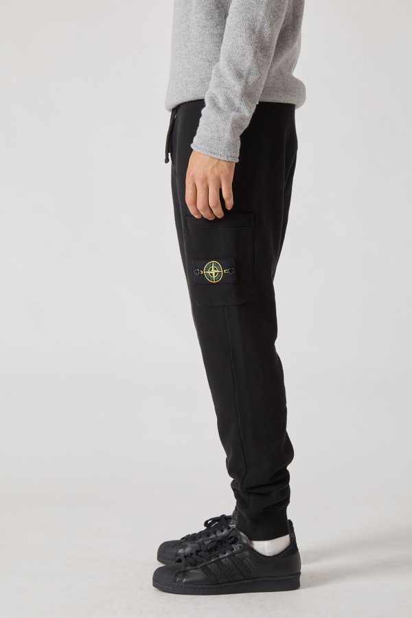 60320 Cotton Fleece Garment Dyed Sweatpants - Black 60320 Cotton Fleece Garment Dyed Sweatpants - Black