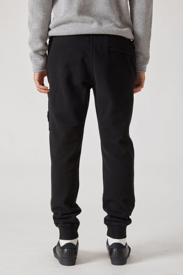 60320 Cotton Fleece Garment Dyed Sweatpants - Black 60320 Cotton Fleece Garment Dyed Sweatpants - Black
