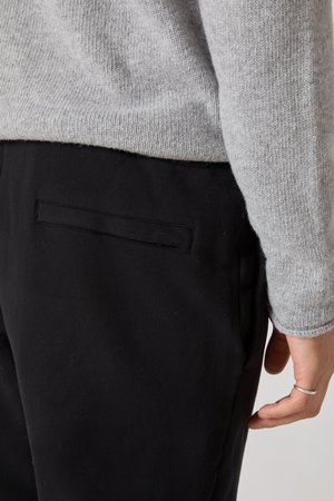 60320 Cotton Fleece Garment Dyed Sweatpants - Black 60320 Cotton Fleece Garment Dyed Sweatpants - Black