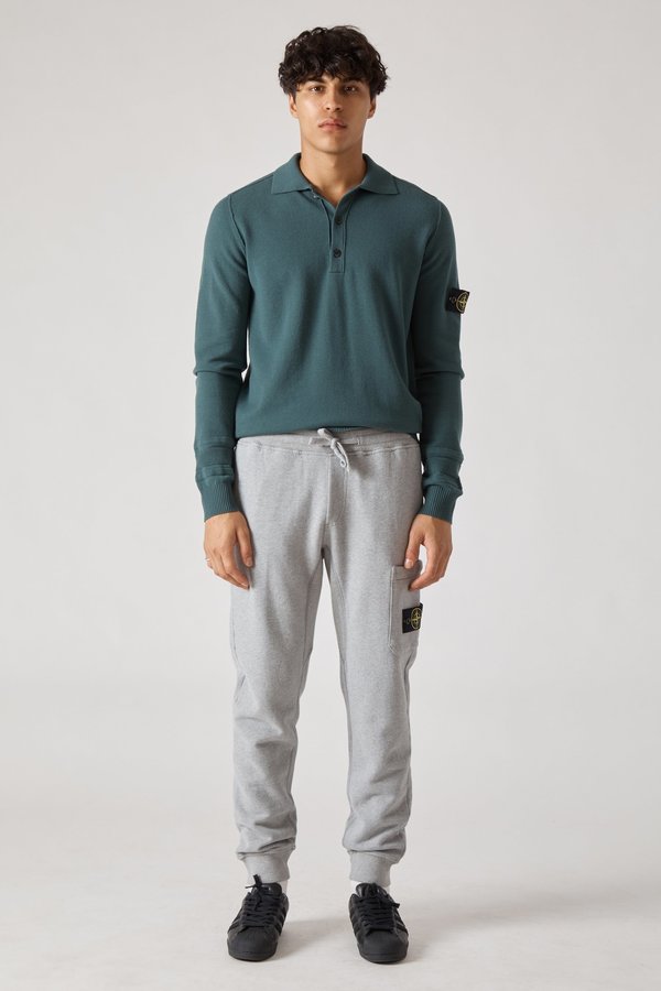 60320 Cotton Fleece Garment Dyed Sweatpants - Heather Grey 60320 Cotton Fleece Garment Dyed Sweatpants - Heather Grey