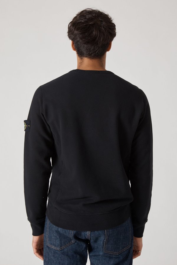 62720 Cotton Fleece Garment Dyed Sweatshirt - Black 62720 Cotton Fleece Garment Dyed Sweatshirt - Black