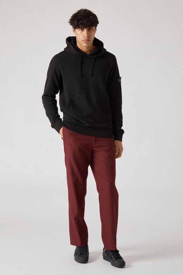 62820 Cotton Fleece Garment Dyed Hoody - Black 62820 Cotton Fleece Garment Dyed Hoody - Black