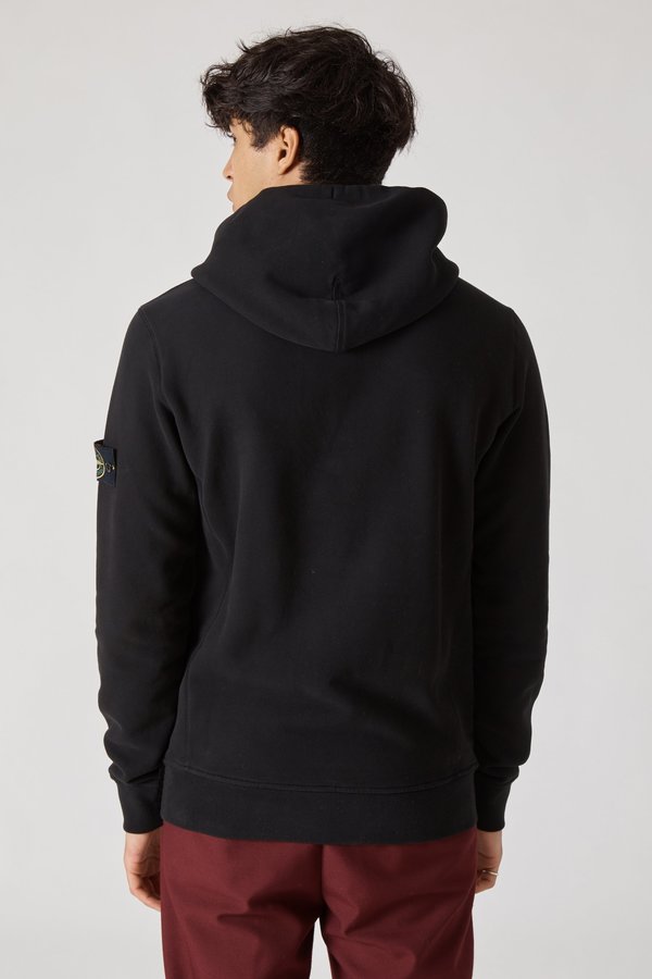62820 Cotton Fleece Garment Dyed Hoody - Black 62820 Cotton Fleece Garment Dyed Hoody - Black