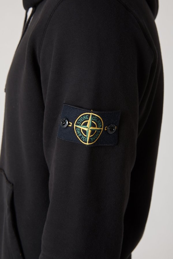 62820 Cotton Fleece Garment Dyed Hoody - Black 62820 Cotton Fleece Garment Dyed Hoody - Black