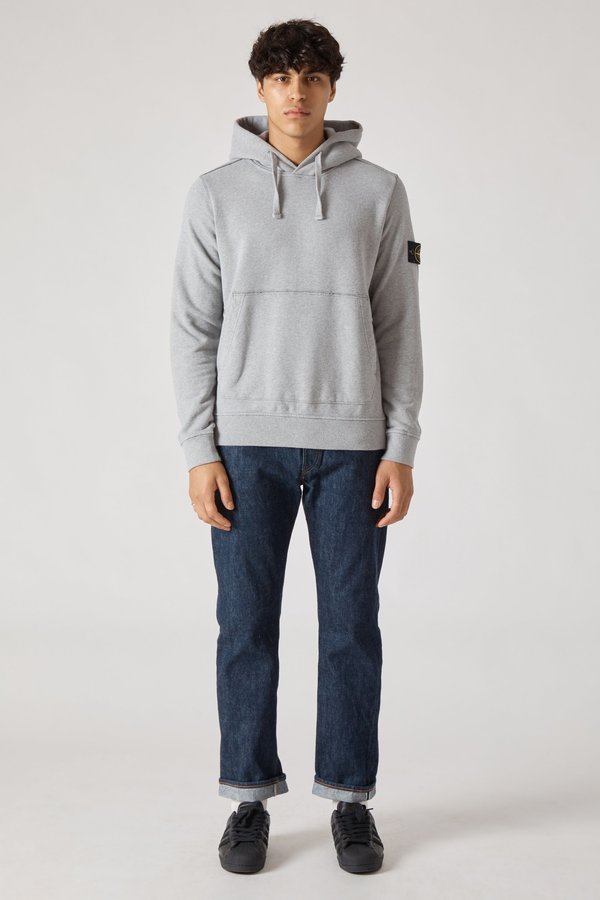 62820 Cotton Fleece Garment Dyed Hoody - Grey 62820 Cotton Fleece Garment Dyed Hoody - Grey