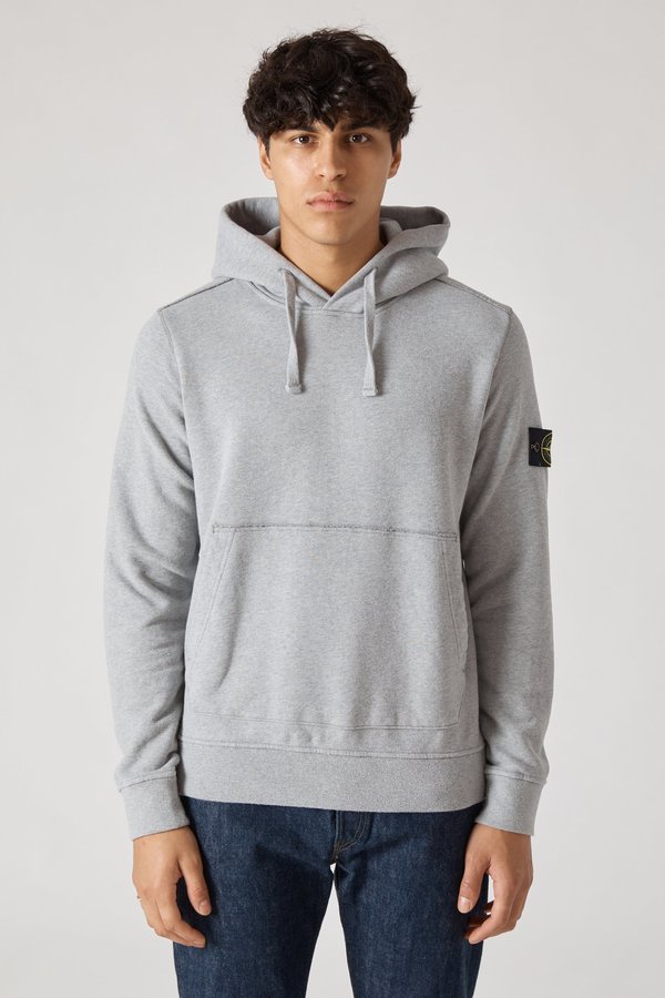 62820 Cotton Fleece Garment Dyed Hoody - Grey 62820 Cotton Fleece Garment Dyed Hoody - Grey