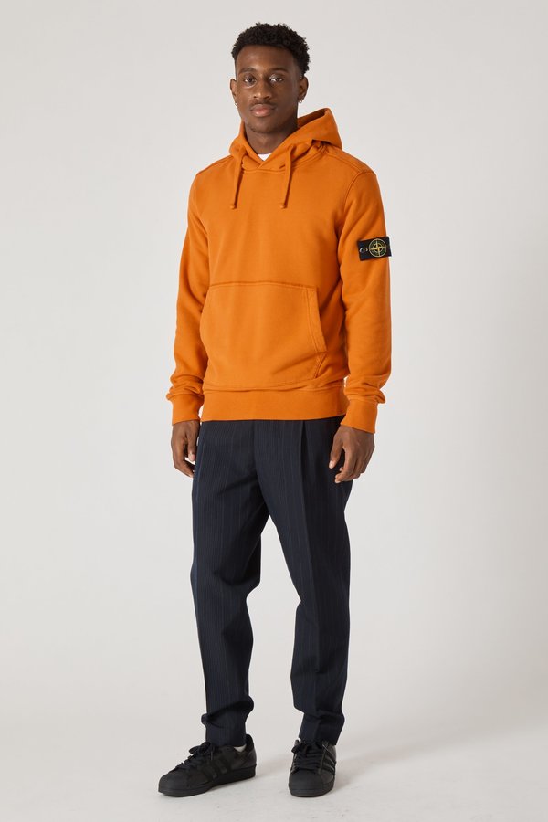 62820 Cotton Fleece Garment Dyed Hoody - Orange 62820 Cotton Fleece Garment Dyed Hoody - Orange