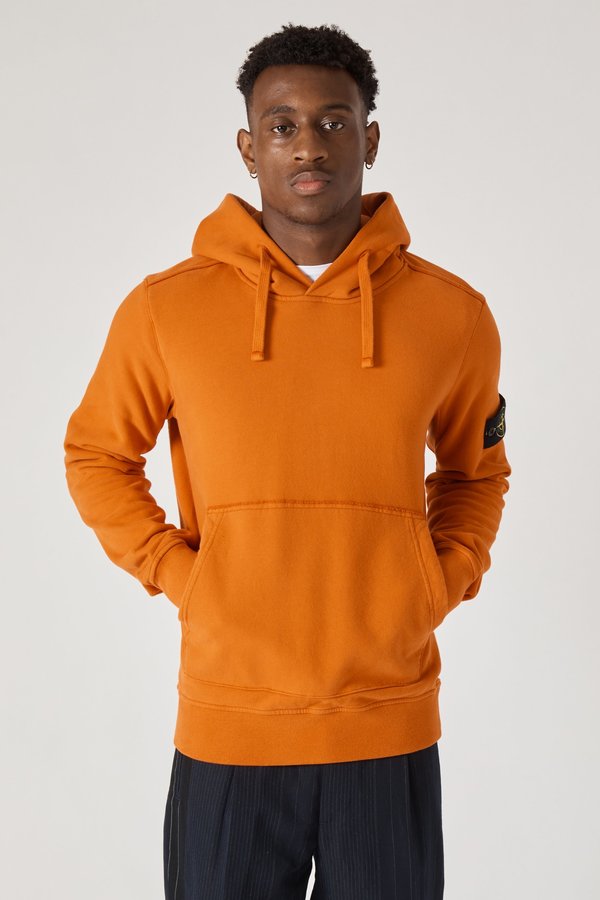 62820 Cotton Fleece Garment Dyed Hoody - Orange 62820 Cotton Fleece Garment Dyed Hoody - Orange