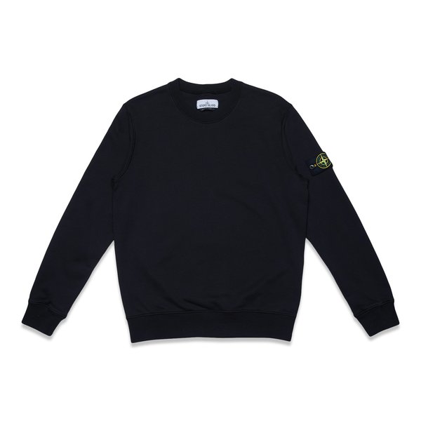 63051 Cotton Fleece Garment Dyed Sweatshirt - Black 63051 Cotton Fleece Garment Dyed Sweatshirt - Black
