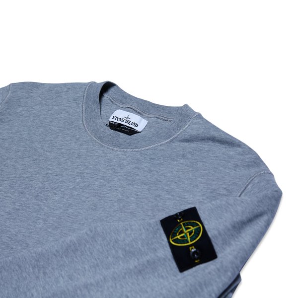 63051 Cotton Fleece Garment Dyed Sweatshirt - Melange Grey 63051 Cotton Fleece Garment Dyed Sweatshirt - Melange Grey