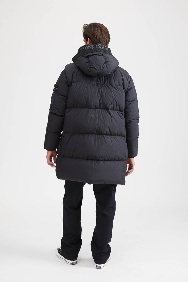 70123 Garment Dyed Crinkle Reps Down Blouson - Black 70123 Garment Dyed Crinkle Reps Down Blouson - Black