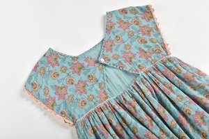 Kids Louise Misha Tapalpa Dress - Turquoise Flowers Kids Louise Misha Tapalpa Dress - Turquoise Flowers