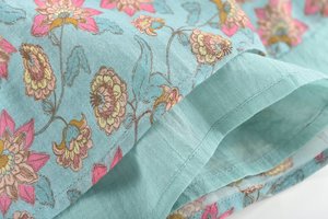 Kids Louise Misha Tapalpa Dress - Turquoise Flowers Kids Louise Misha Tapalpa Dress - Turquoise Flowers