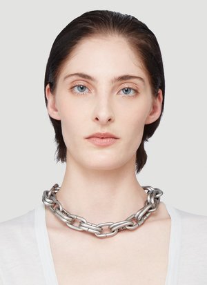 Rick Owens Choker  23FW  ネックレス Rick Owens Leather Choker Necklace In Black - 35% Off | Editorialist