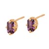 Tarin Thomas jordan seza rhodolite earrings - Thumbnail 2