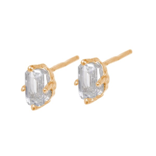 Tarin Thomas Jordan White Topaz Earrings Tarin Thomas Jordan White Topaz Earrings