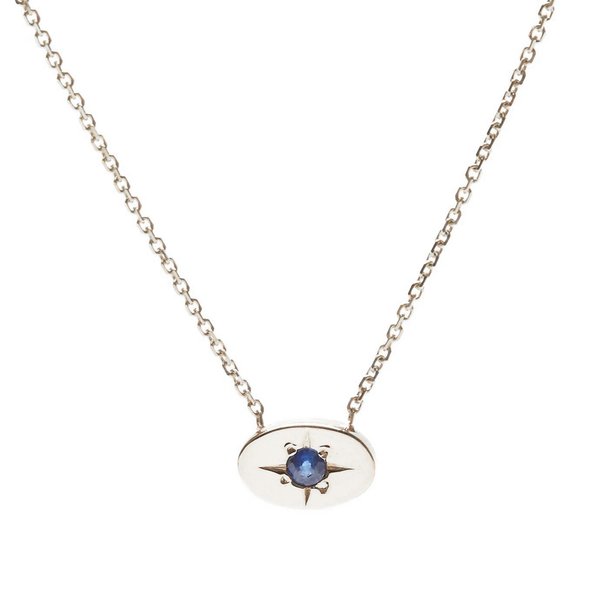 Tarin Thomas Nara Sapphire Necklace Tarin Thomas Nara Sapphire Necklace