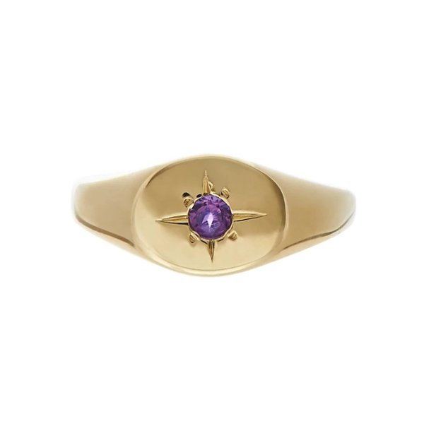 Tarin Thomas Nara Amethyst Ring Tarin Thomas Nara Amethyst Ring