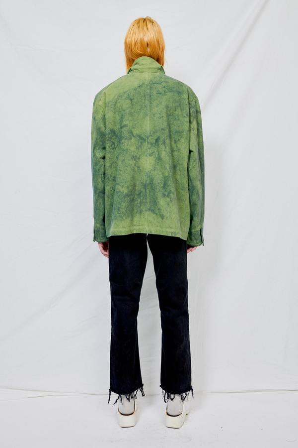 Assembly Overdyed Denim Field Coat - Green Assembly Overdyed Denim Field Coat - Green