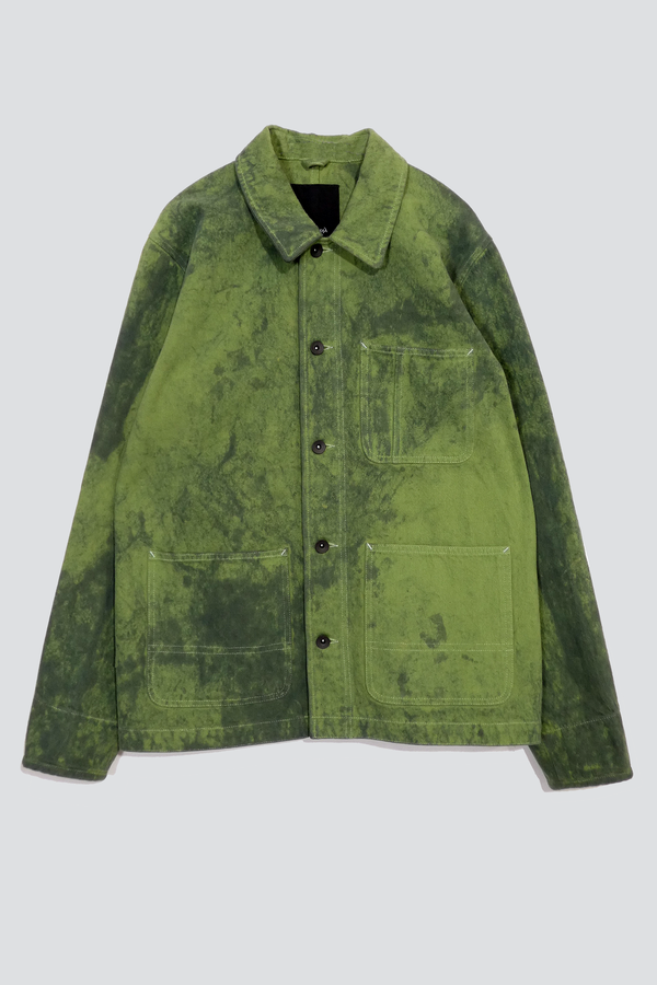 Assembly Overdyed Denim Field Coat - Green Assembly Overdyed Denim Field Coat - Green