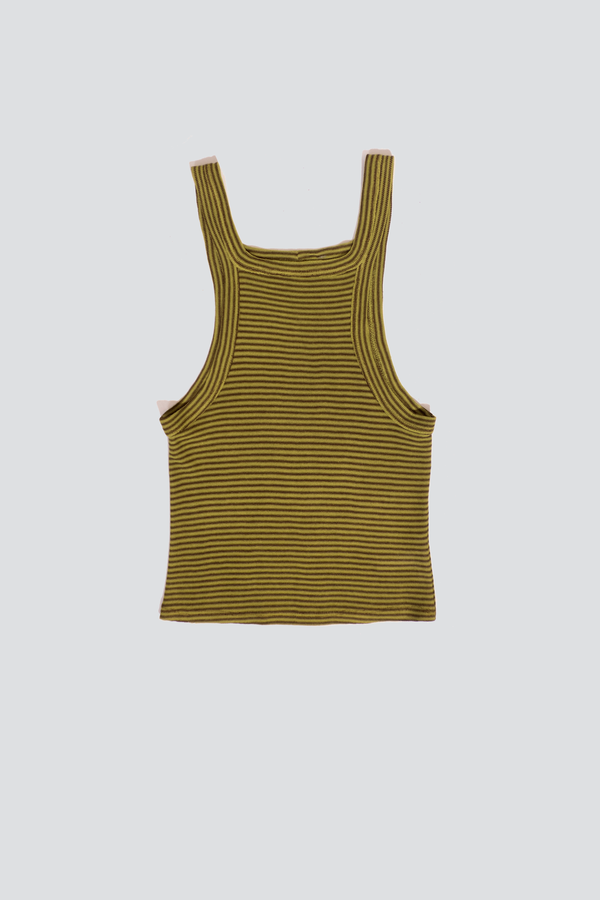 Assembly Stripe Banded Tank Top - Green Assembly Stripe Banded Tank Top - Green
