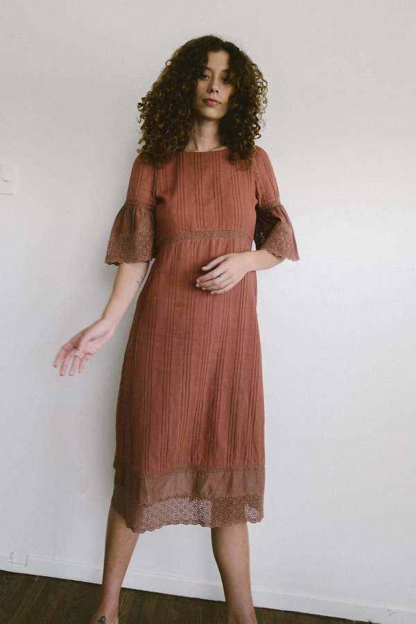 Maria Stanley COCO DRESS - clay Maria Stanley COCO DRESS - clay