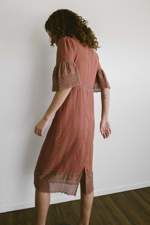 Maria Stanley COCO DRESS - clay Maria Stanley COCO DRESS - clay