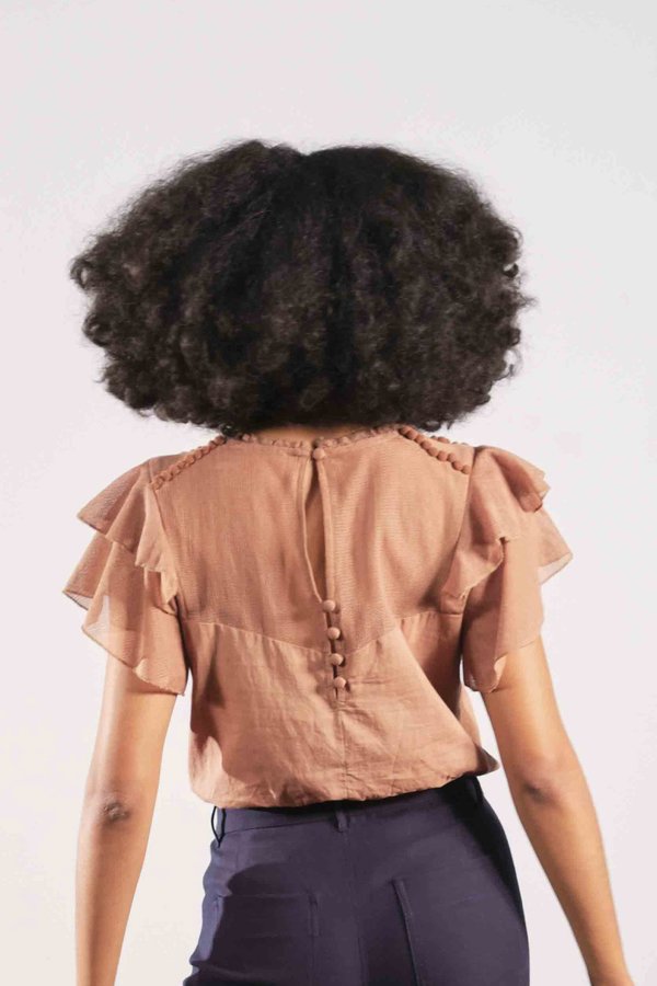Maria Stanley FINCH BLOUSE - shiitake Maria Stanley FINCH BLOUSE - shiitake