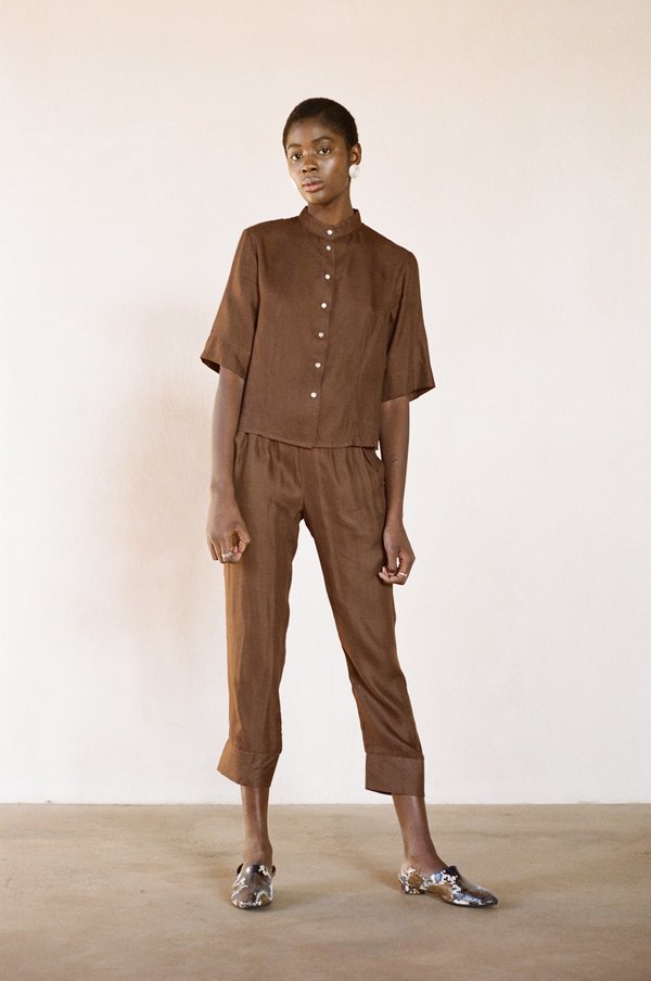 Maria Stanley KHELLER TROUSER - clove Maria Stanley KHELLER TROUSER - clove