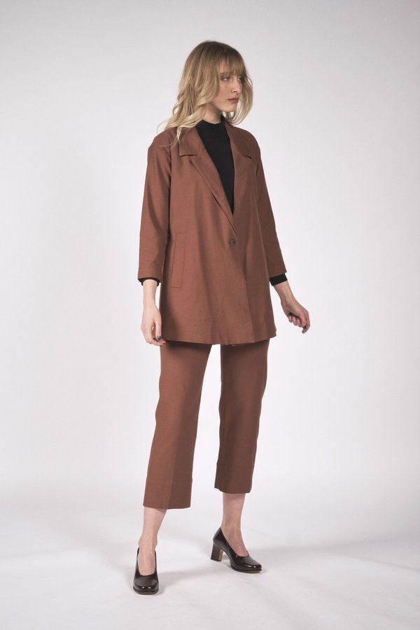 Maria Stanley NASH BLAZER - clove Maria Stanley NASH BLAZER - clove