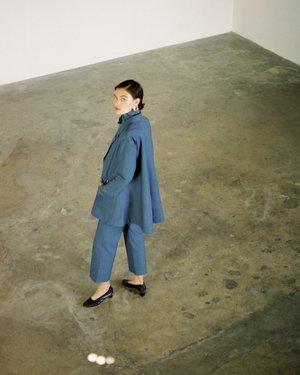 Maria Stanley NASH BLAZER - indigo denim Maria Stanley NASH BLAZER - indigo denim