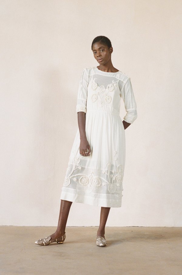 Maria Stanley SYDNEY DRESS - coconut Maria Stanley SYDNEY DRESS - coconut