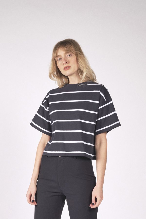 Maria Stanley THE TEE - Navy/White Maria Stanley THE TEE - Navy/White