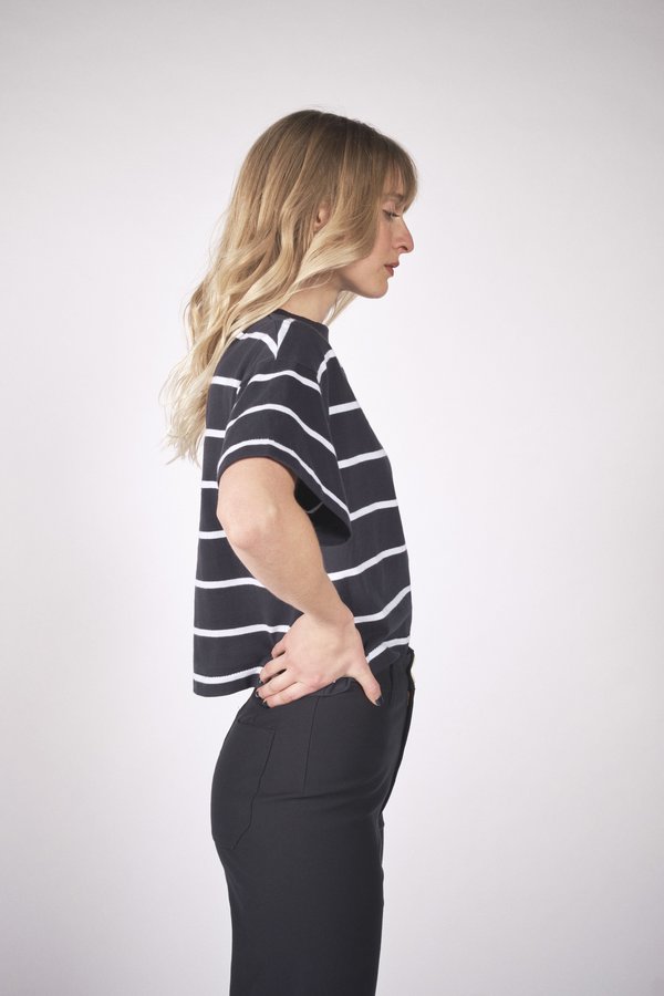 Maria Stanley THE TEE - Navy/White Maria Stanley THE TEE - Navy/White