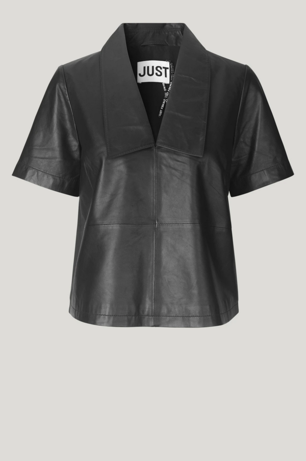 Just Female Laurene Leather Blouse Just Female Laurene Leather Blouse