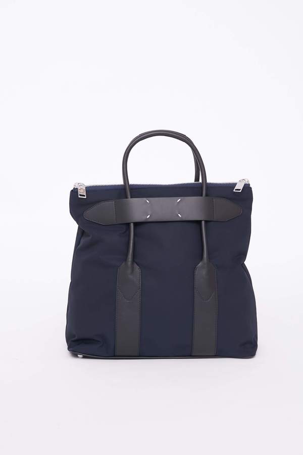 Maison Margiela Small Flexy Tote - MIDNIGHT NAVY/BLACK H7495 Maison Margiela Small Flexy Tote - MIDNIGHT NAVY/BLACK H7495