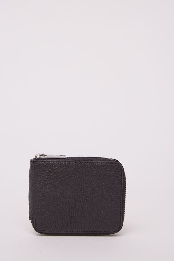 Maison Margiela Small Zip Around Wallet - BLACK H1669 Maison Margiela Small Zip Around Wallet - BLACK H1669