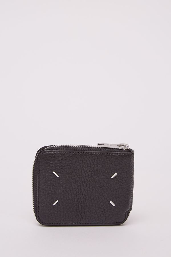 Maison Margiela Small Zip Around Wallet - BLACK H1669 Maison Margiela Small Zip Around Wallet - BLACK H1669