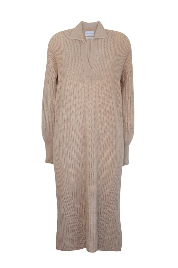 Eleven Six Jada Sweater Dress - Pale Camel Eleven Six Jada Sweater Dress - Pale Camel