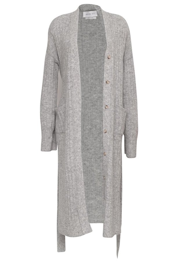 Eleven Six Erica Cardi Dress - Pale Grey Eleven Six Erica Cardi Dress - Pale Grey