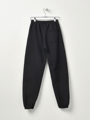 Sporty & Rich Classic Logo Sweatpant - Black/White Sporty & Rich Classic Logo Sweatpant - Black/White