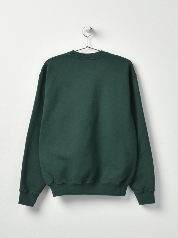 Sporty & Rich Health, Wellness Crewneck - Forest Green/White Sporty & Rich Health, Wellness Crewneck - Forest Green/White