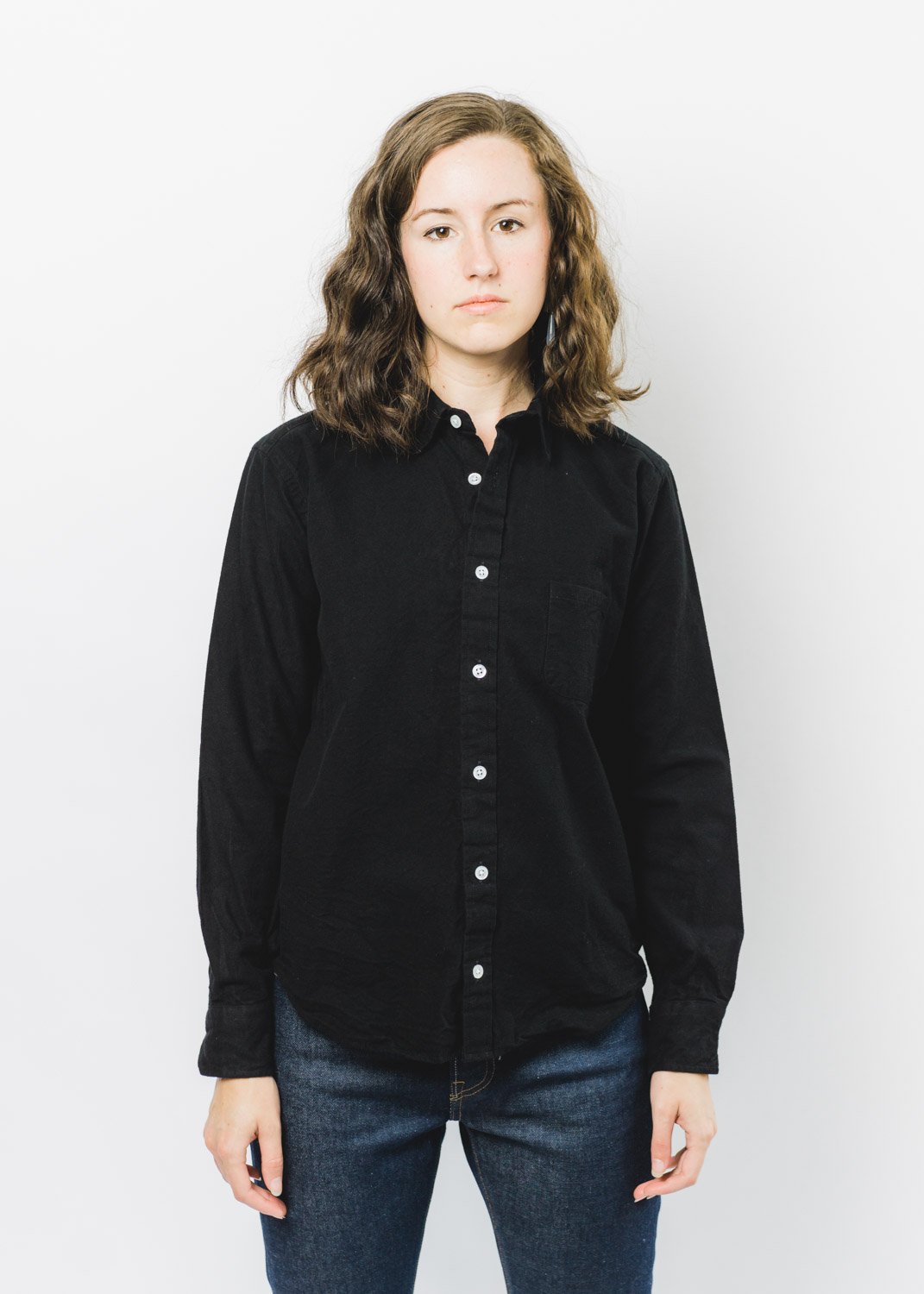 GITMAN VINTAGE SISTERS FLANNEL SHIRT - BLACK | Garmentory