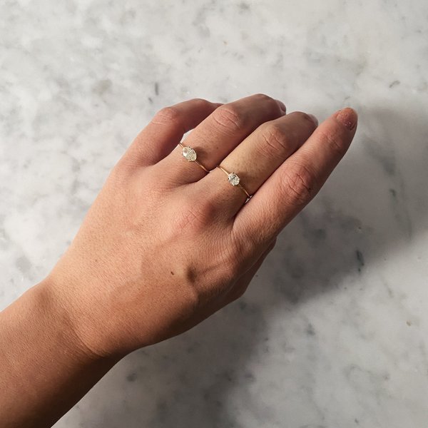 Tarin Thomas Simply Lavish Mini Ring - Gold/Diamond Tarin Thomas Simply Lavish Mini Ring - Gold/Diamond