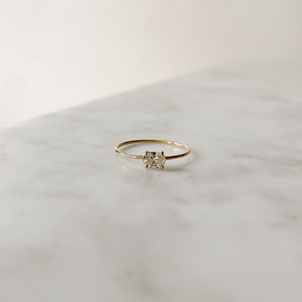 Tarin Thomas Simply Lavish Mini Ring - Gold/Diamond Tarin Thomas Simply Lavish Mini Ring - Gold/Diamond