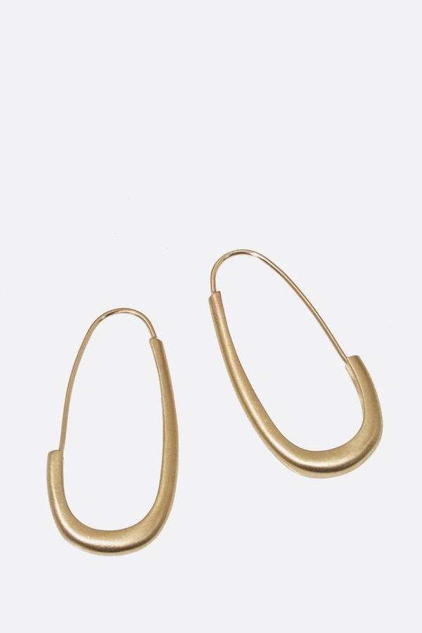 Bronze Oval Katachi Earrings Bronze Oval Katachi Earrings