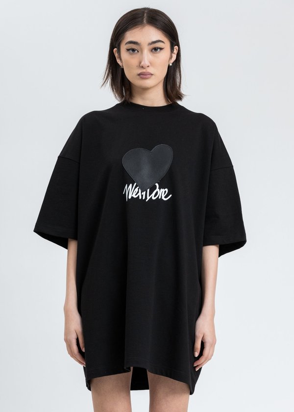 We11Done ♥ Eleven T-shirt /追跡付 WHITE-WE11DONE-PATCHED-MIRROR-