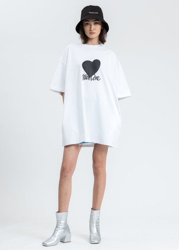 we11done Heart Patch We11done T-Shirt - White | Garmentory